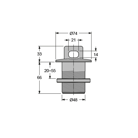 Antal Flush Deck Pad Eye - 10mm specification image.png