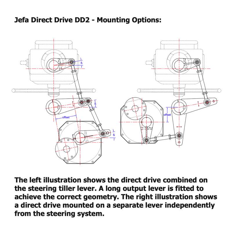 Jefa Steering Autopilot Direct Drive - DD2, 375 KgM