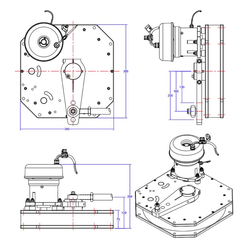 Jefa Steering Autopilot Direct Drive - DD3, 525 KgM