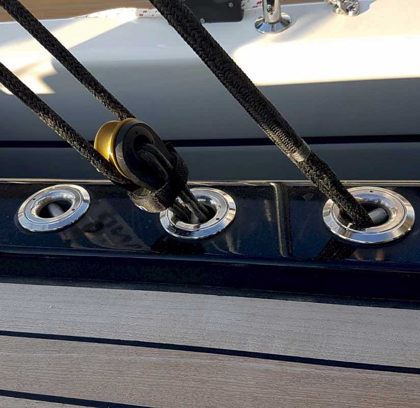 UBI Maior Flush Deck Padeye - Stainless, 3T