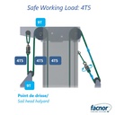 Facnor Anti-Twist Halyard Swivel - 4.5T