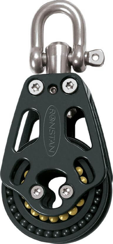 Ronstan Series 60 Orbit Block™ - Single block with becket