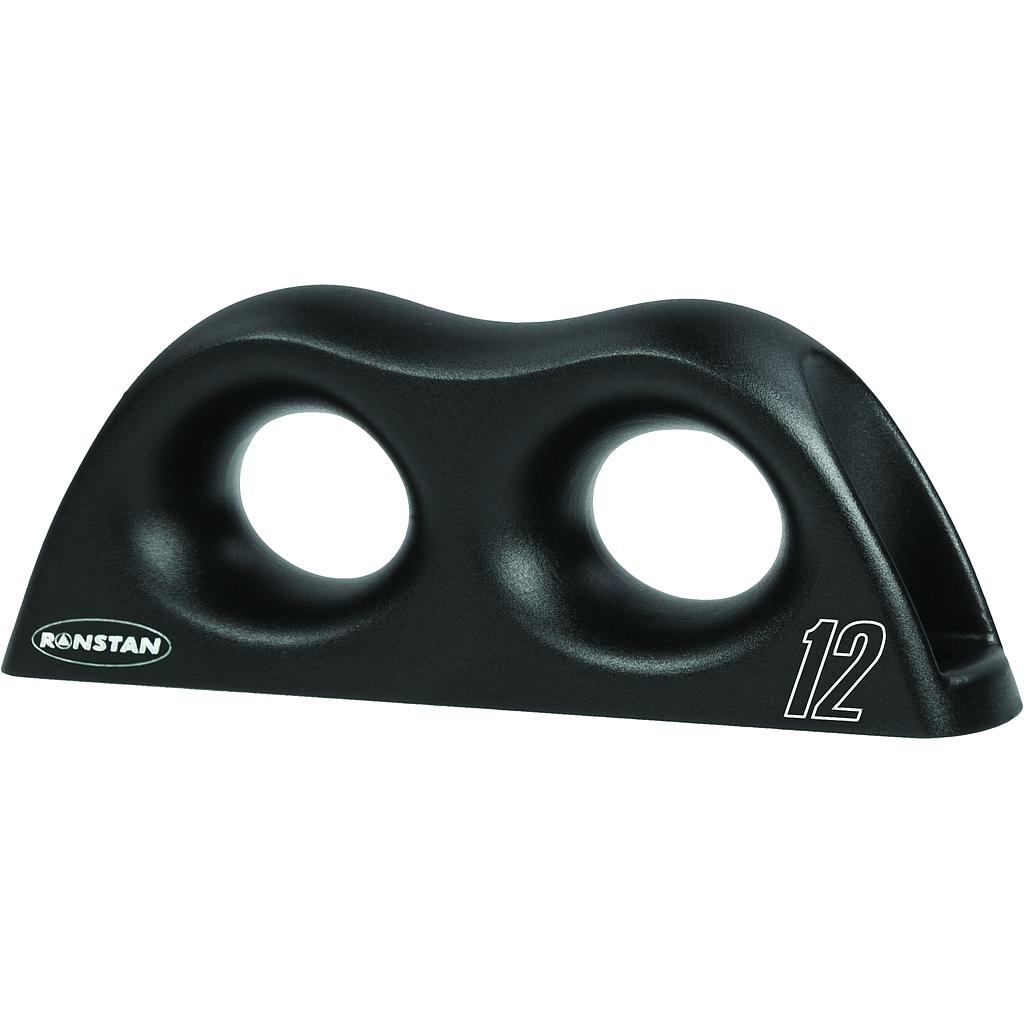 Ronstan RopeGlide Fairlead Double, Black 12mm