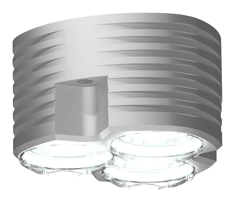 Lopolight 30W Spreader/deck light, 26°, 6000lm, controllable (RS 485)