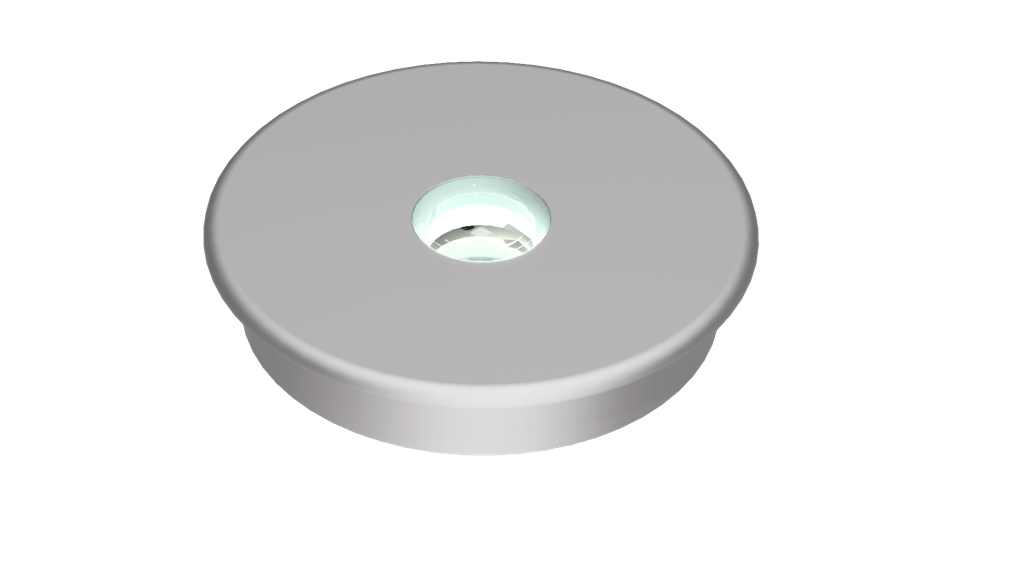 Lopolight Decklight, White/White/Red light, Flush mnt