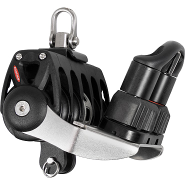 Ronstan Series 40 Ball Bearing Orbit Block™ - Quin Ratchet with Adjustable Cleat