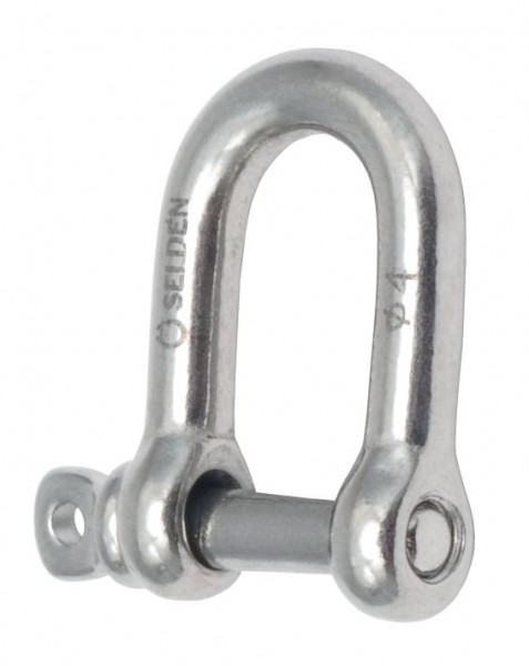 Seldén shackle straight for  blocks and Furlex furling systems - Ø4mm