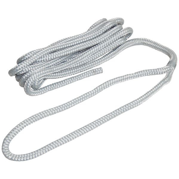 Robline mooring rope grey with eye - 12mm/6m