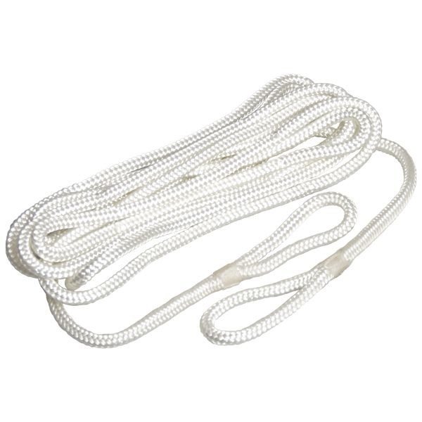 Robline fender line braided (Pair) - white - 2.0m/6mm