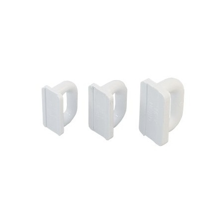 Seasure external track slides, white Nylon 1" (25mm)