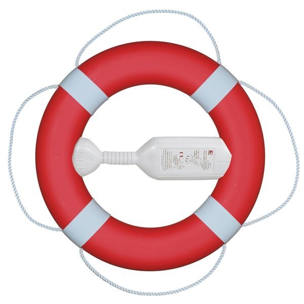 FP Rescue Ring FP 380 White with Throwing Line