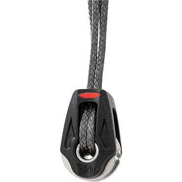 Ronstan S20 BB HL block, becket hub option, lashing