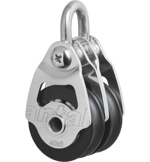 Antal SS Double Block Ø40 with Shackle