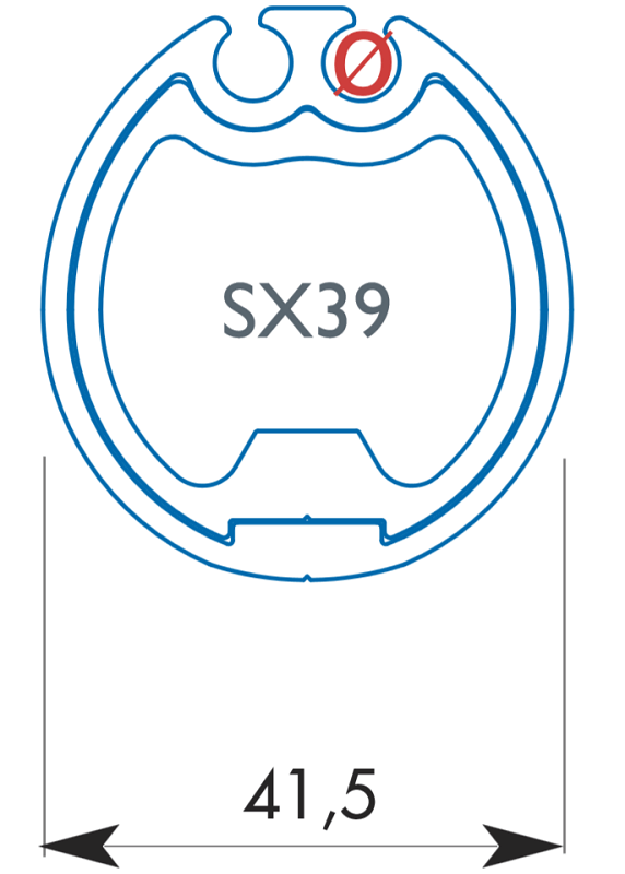Facnor Foil Section SX39 - Rounded