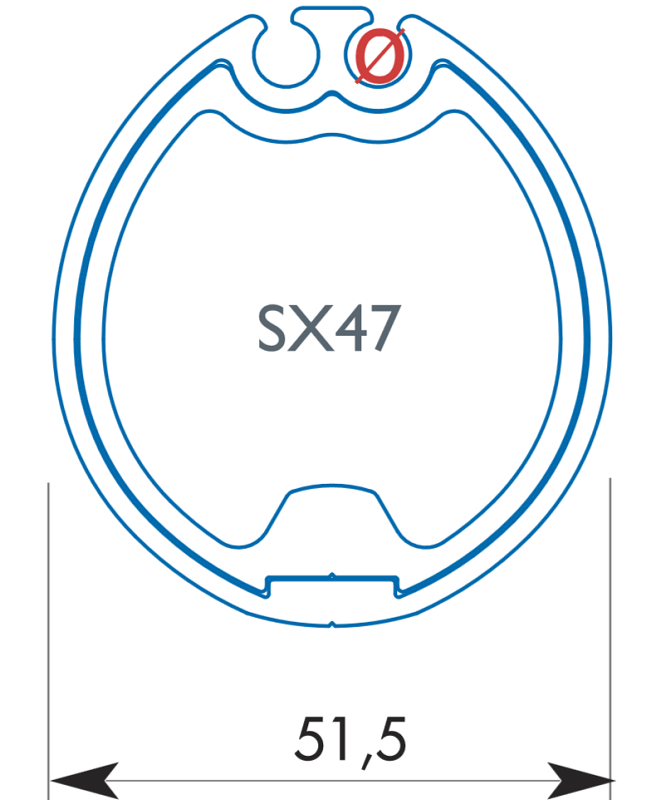 Facnor Foil Section SX47 - Rounded