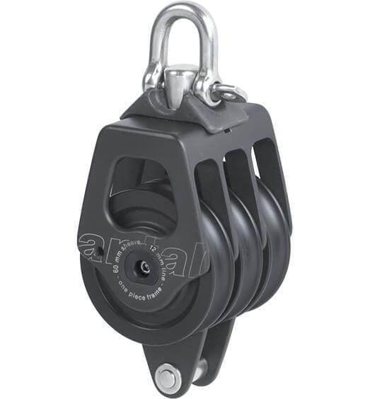 Antal OPF Triple Block Ø60 with Becket and Shackle