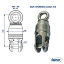 Facnor Anti-Twist Halyard Swivel - 4.5T