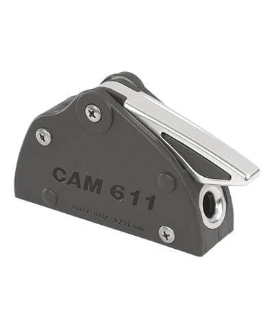 Antal V-Cam 611 Rope Clutch - Single, Silver, 6mm