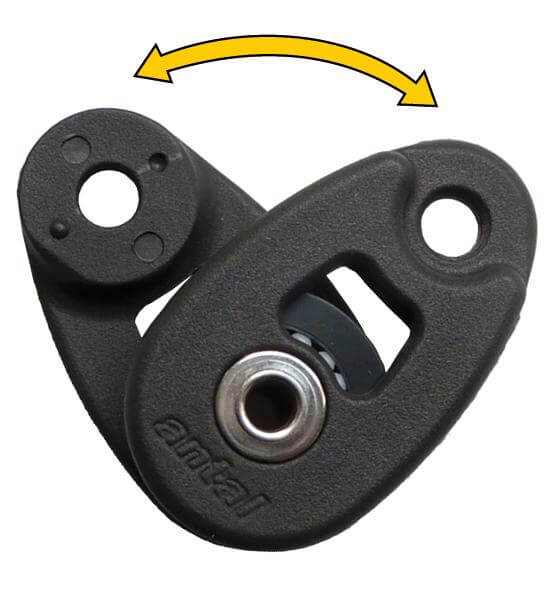 Antal Mini Snatch Block Ø32 - Black