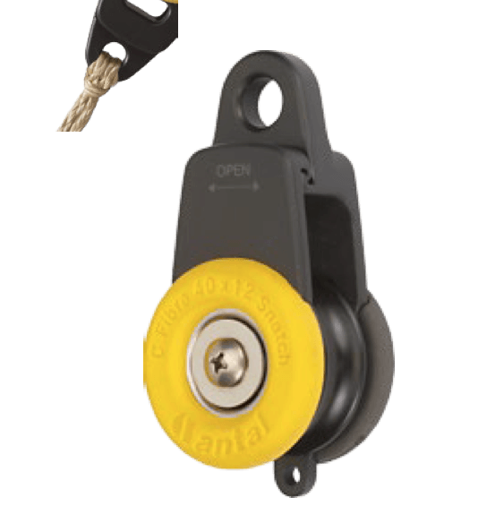 Antal Snatch Block Ø40 with 4mm Loop