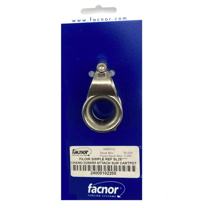 Facnor Stanchion fairlead, fixed, 25mm