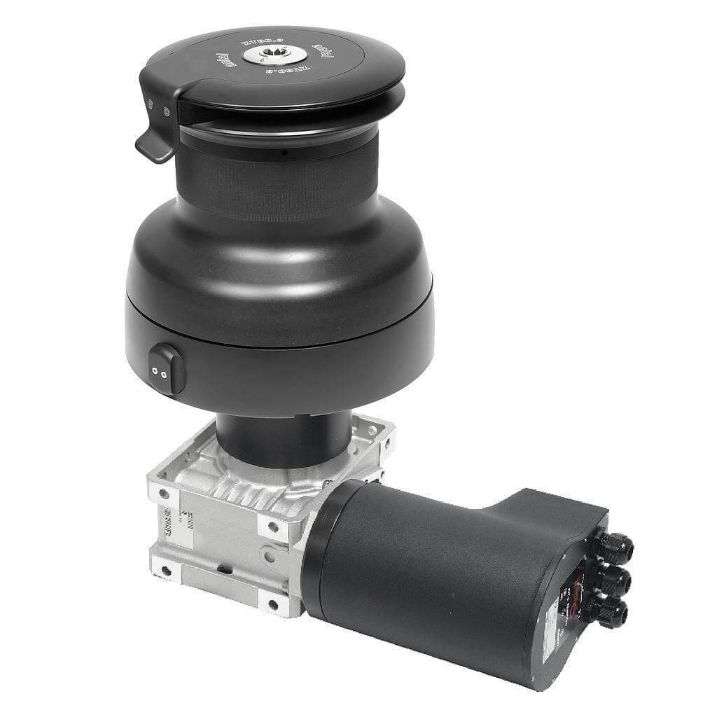 Antal 80 3-Speed Electric (Horizontal) 24V Aluminium Winch (3-Speed Manual)