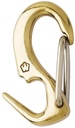 Wichard Brass one hand sail snap - Length: 55 mm