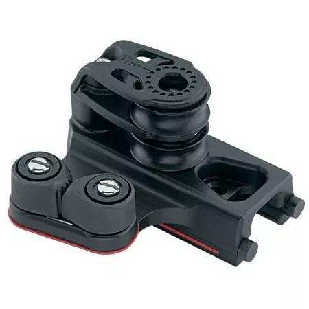 Harken 27mm End Control — Double Sheave, Cam Cleat, Set of 2