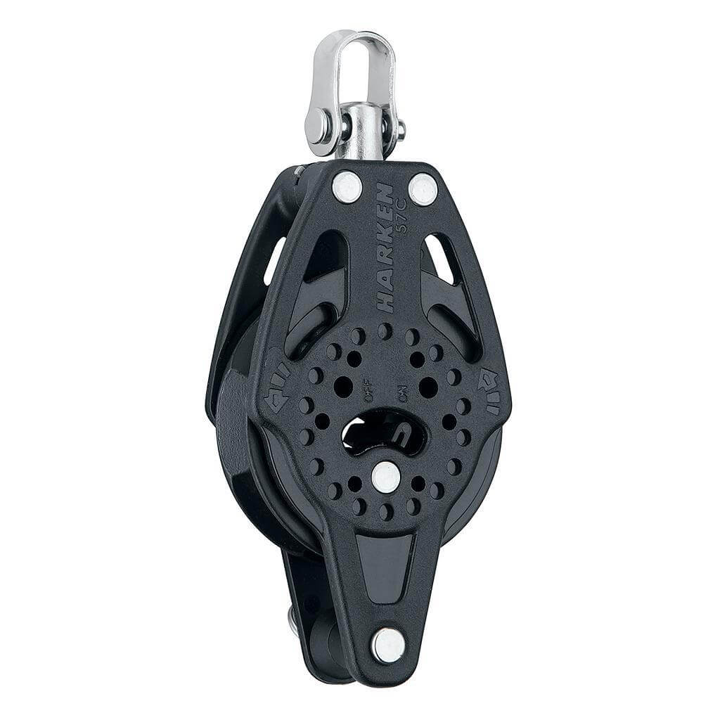 Harken 57mm Carbo Ratchet Block w/Becket