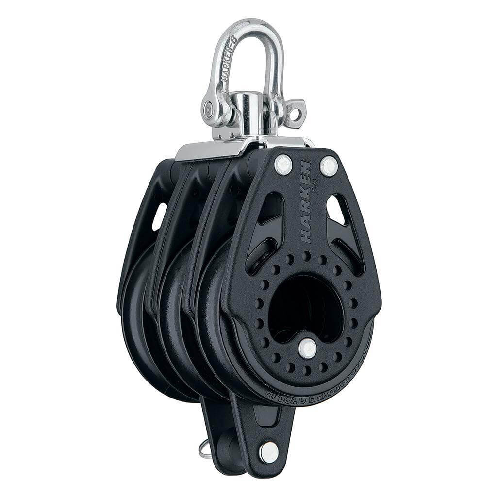 Harken 57mm Triple Carbo Block w/Becket