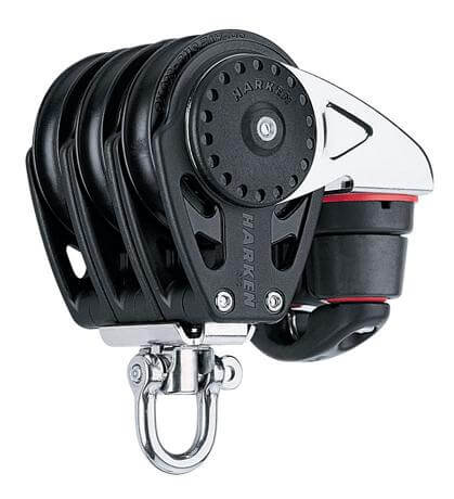 Harken 57mm Triple Carbo Block w/Cam Cleat