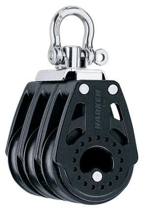 Harken 40mm Carbo Block - Triple + Swivel