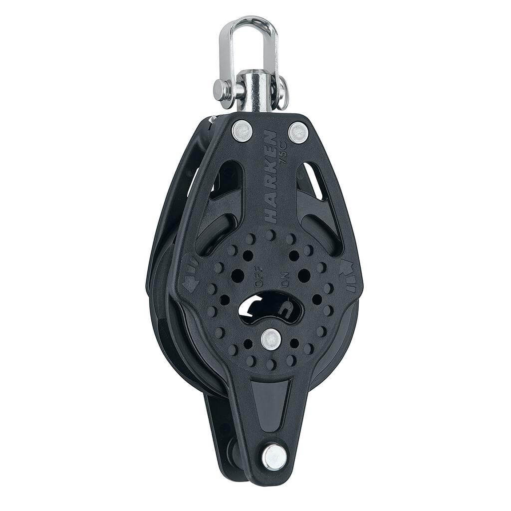 Harken 75mm Carbo Ratchet Block w/Becket