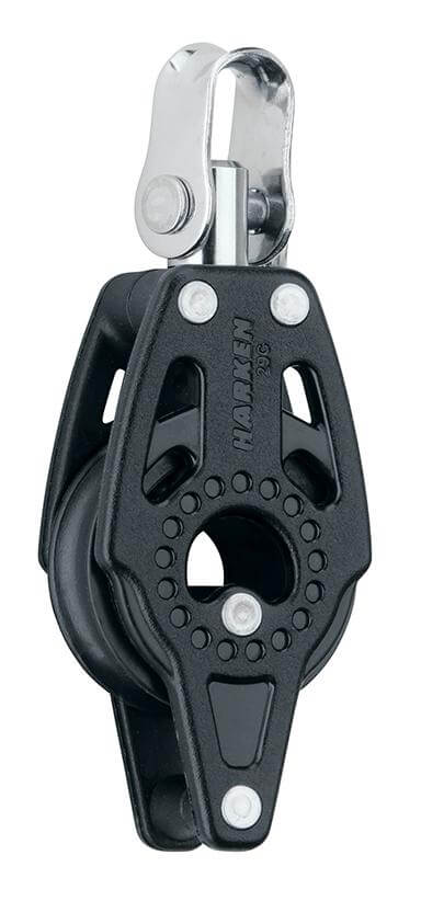 Harken 29mm Single Swivel Carbo Block w/Becket