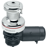 Harken 46 2-Speed Electric (Horizontal) 12V White Radial Winch (2-Speed Manual)