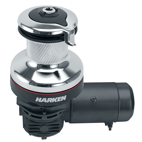 Harken 60 3-Speed Electric (Horizontal) 12V Chrome Radial Winch (3-Speed Manual)