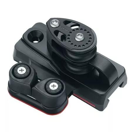 Harken 27mm ESP End Control — Double Sheave, Cam Cleat, Set of 2