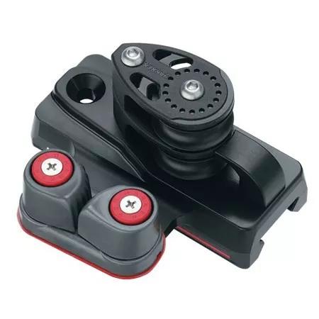 Harken 32mm ESP End Control — Double Sheave, Cam Cleat, Set of 2