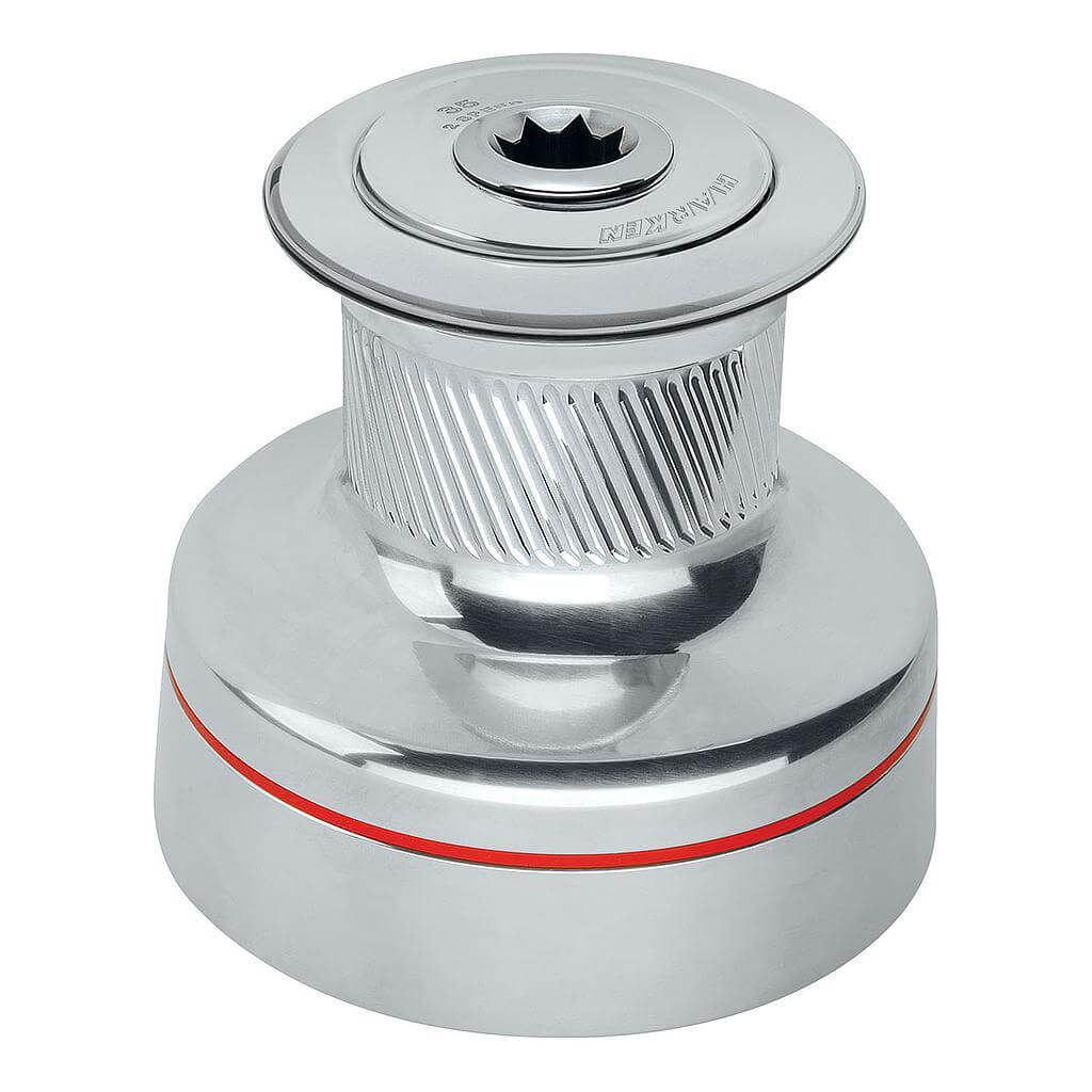 Harken 35 2-Speed Plain-Top Radial All-Chrome Winch