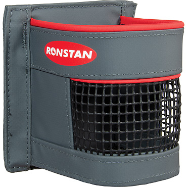 Ronstan bottle holder, grey, PVC/Mesh