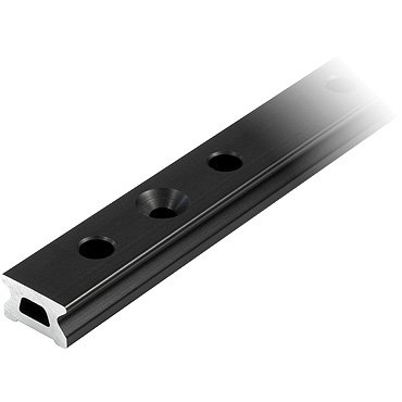 Ronstan Series 22 Track, Black, 996 mm M6 CSK fastener holes. Pitch=100mm Stop hole pitch=50mm