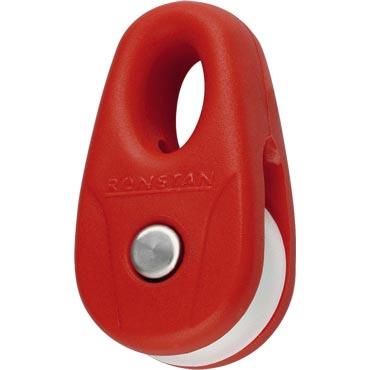 Ronstan KiteBlock,Red,White Sheave 2-Pack