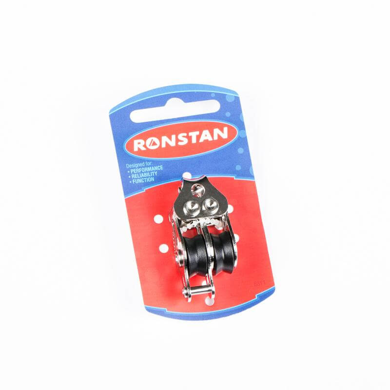 Ronstan S15 BB Block,Double Becket (No Shackle)