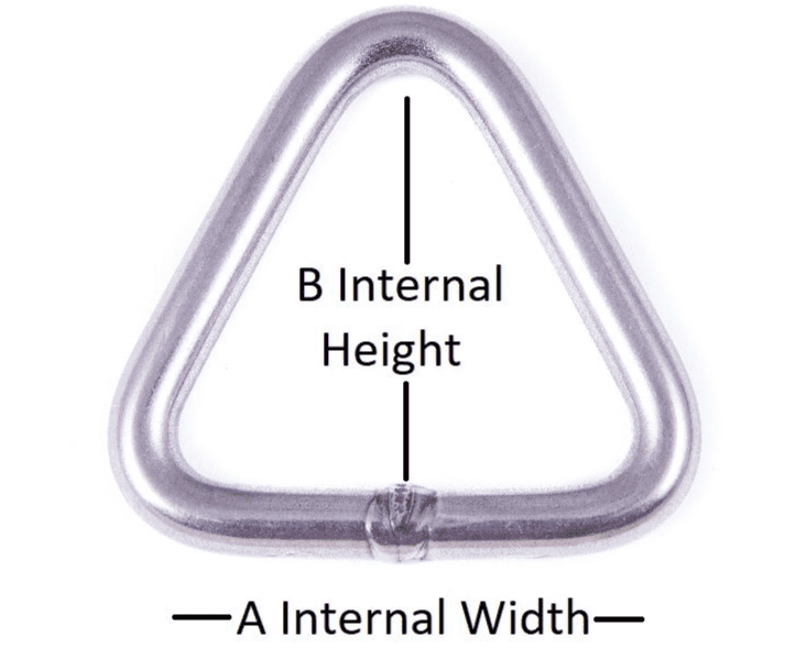 Sea Sure 30mm x 50mm x 4.8mm Triangle