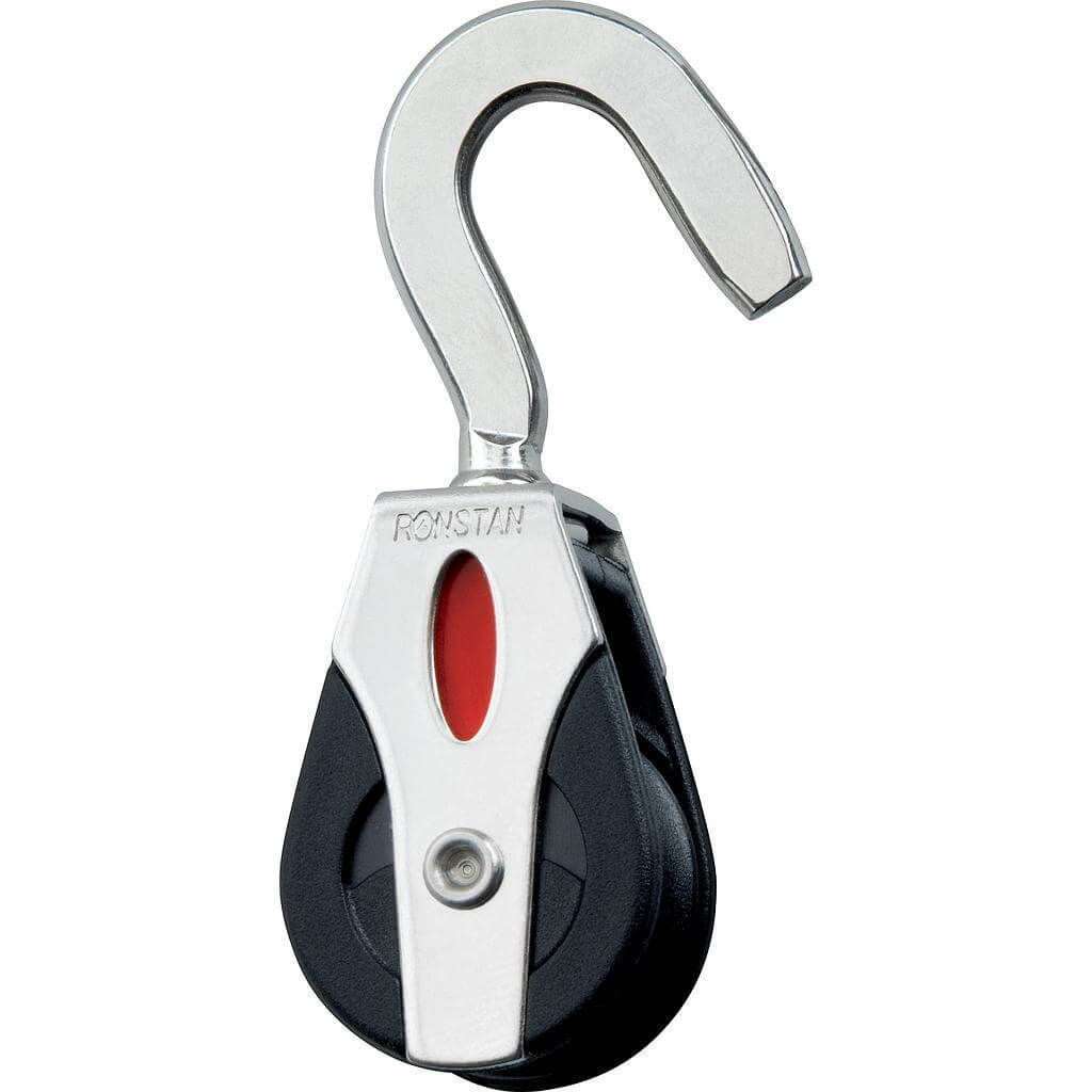 Ronstan S20 BB Single Block - swivel hook head