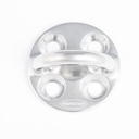 Ronstan Padeye, Round Base, 4XM10 (3/8”) Holes