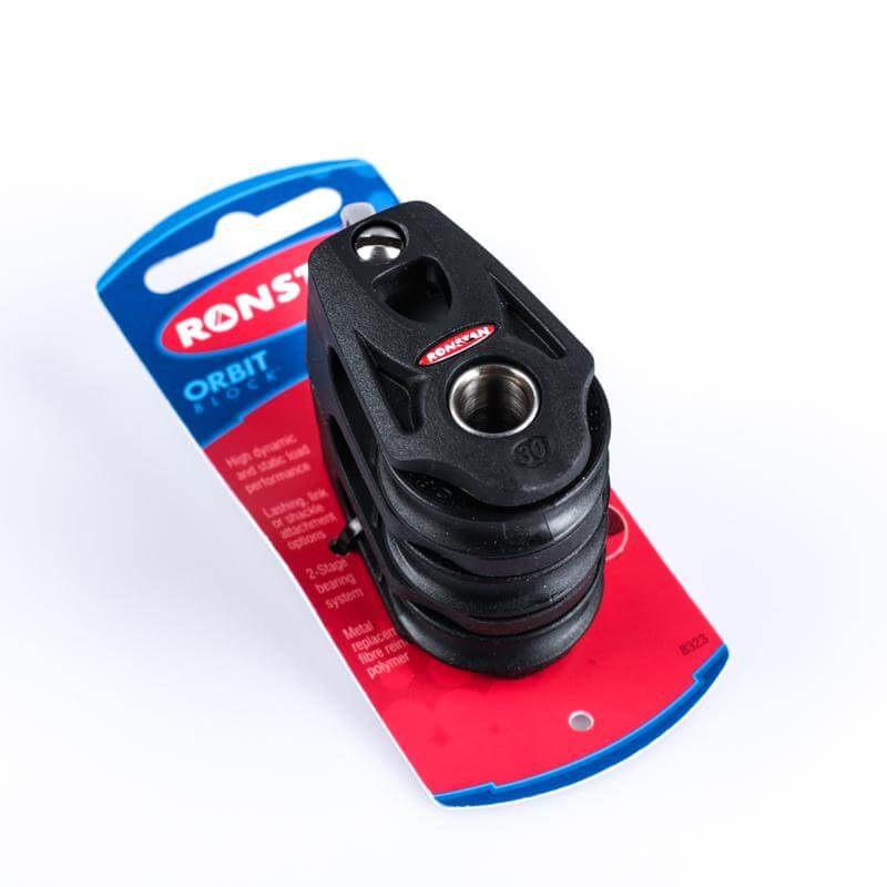 Ronstan Series 30 Ball Bearing Orbit Block™ - Triple, non-swivel shackle head