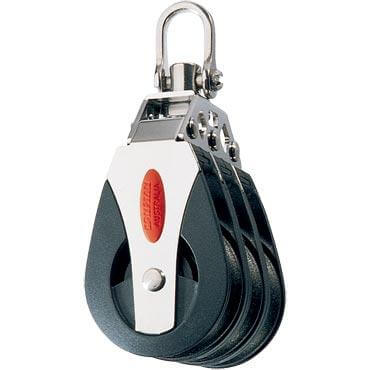 Ronstan S40 BB Triple Block - swivel shackle head (non-locking)