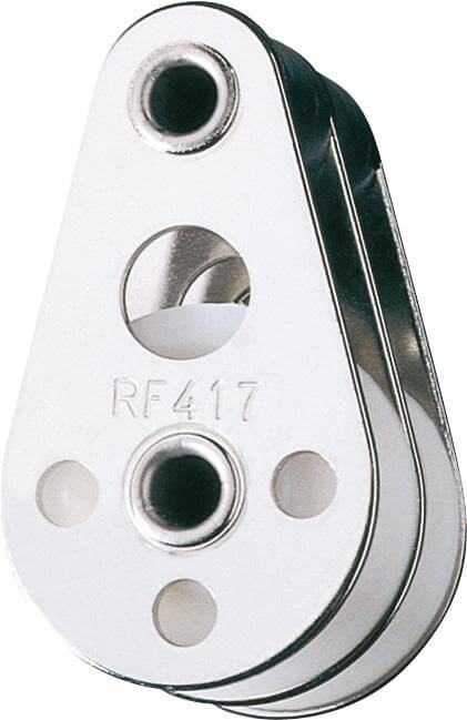 Ronstan S30 AP Double Block - tube rivet head