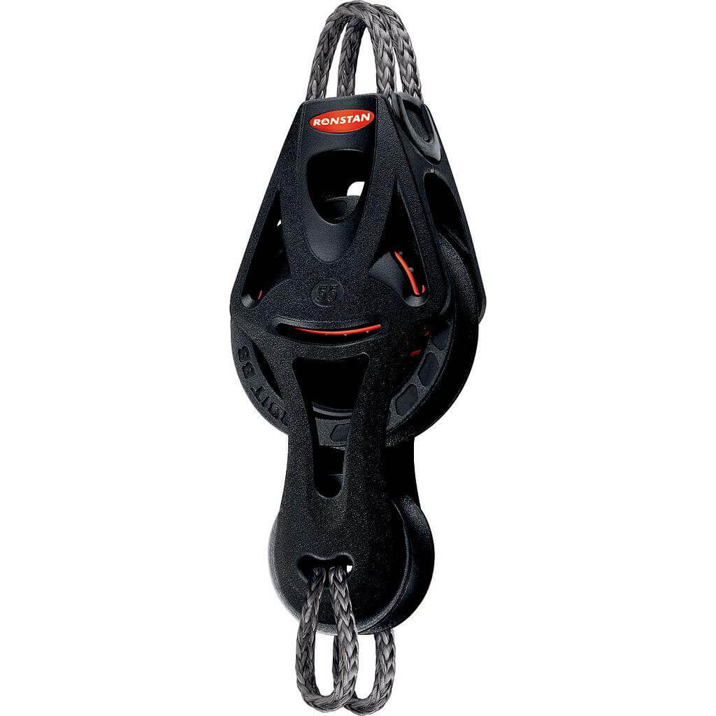 Ronstan S55 BB Orbitblock™ - becket, fiddle, Dyneema® link head